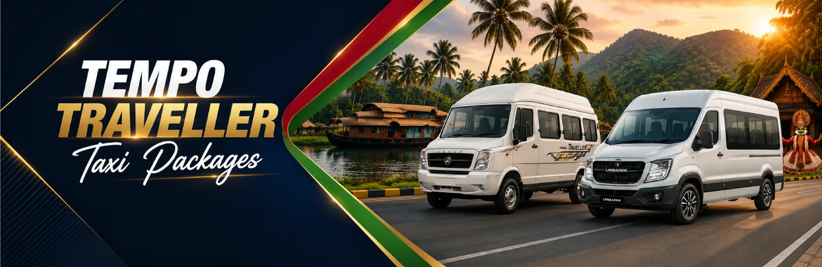 Kochi to Thekkady Tempo Traveller