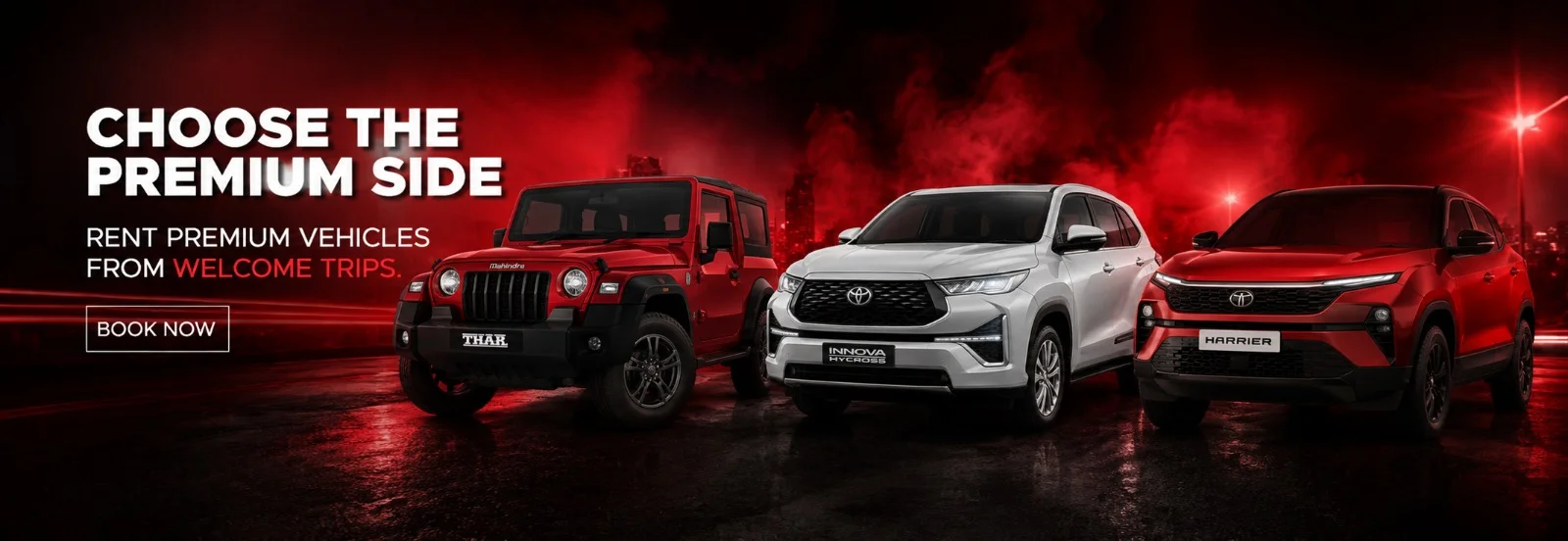 Choose the Premium Vehicle from Yatra Taxi